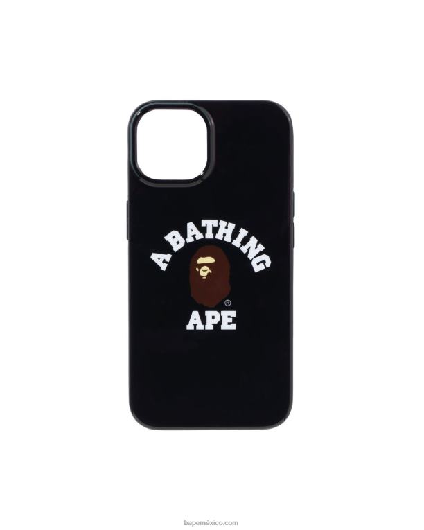 caso del iphone 14 de la universidad hombres A Bathing Ape 00RH543 negro