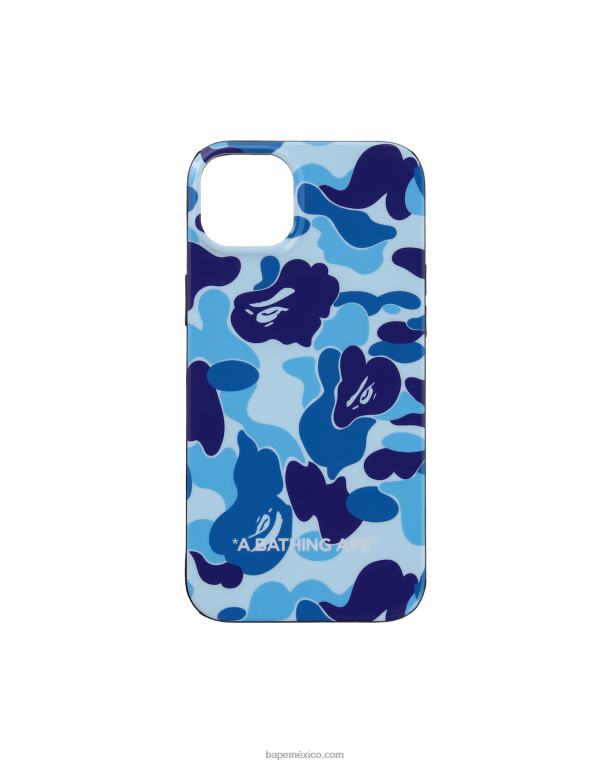 funda abc camuflaje iphone 14 plus hombres A Bathing Ape 00RH547 azul