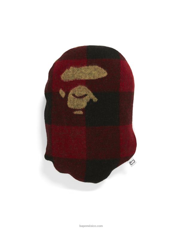 cojín para la cabeza x woolrich hombres A Bathing Ape 00RH580 rojo brillante