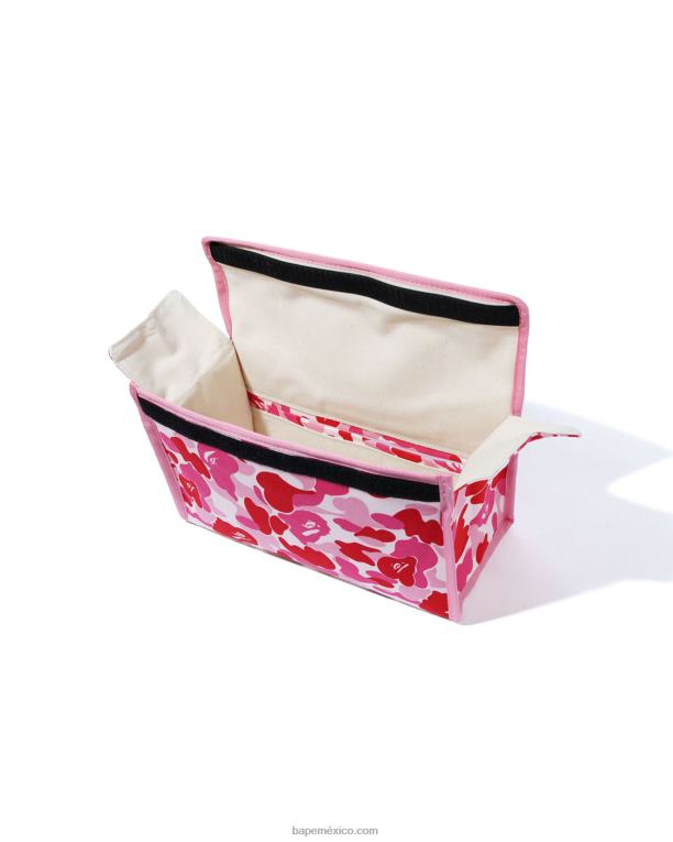 cubierta de tejido de camuflaje abc hombres A Bathing Ape 00RH493 rosa