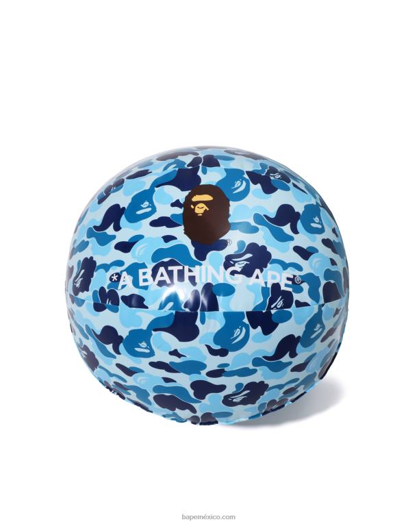 pelota de playa de camuflaje abc hombres A Bathing Ape 00RH401 azul claro