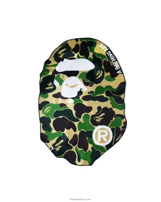 asiento de picnic abc camo head hombres A Bathing Ape 00RH572 ejercito verde