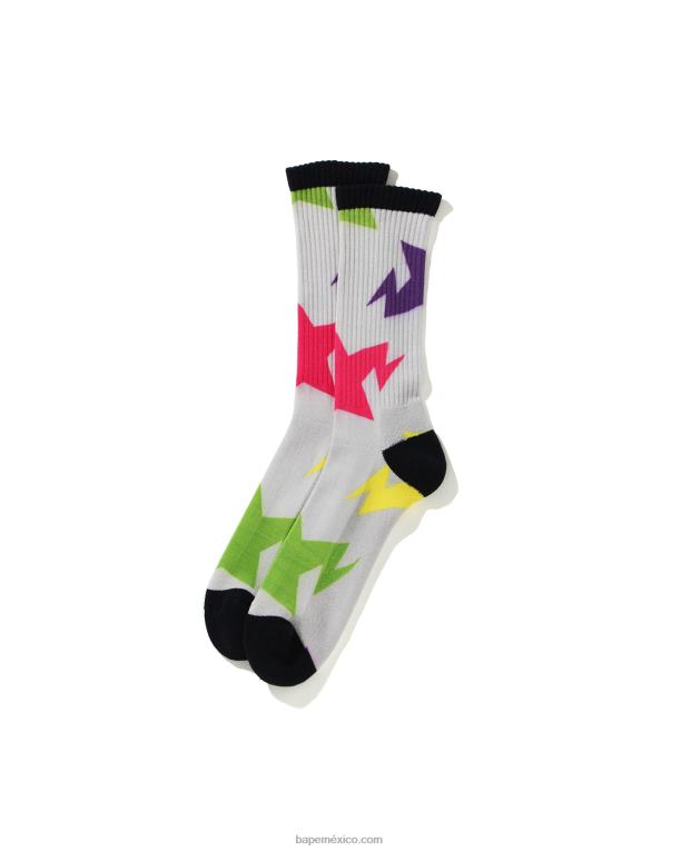 calcetines con motivo sta hombres A Bathing Ape 00RH613 caso