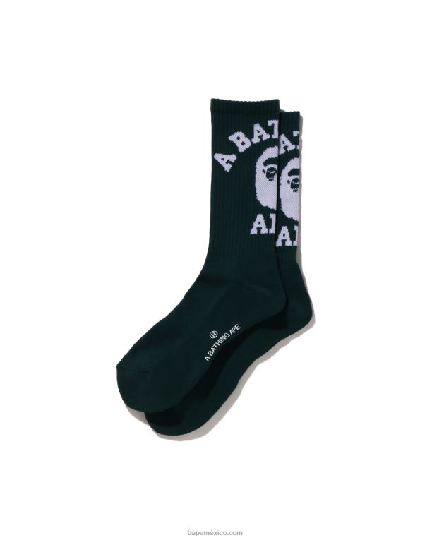 calcetines universitarios hombres A Bathing Ape 00RH426 selva profunda