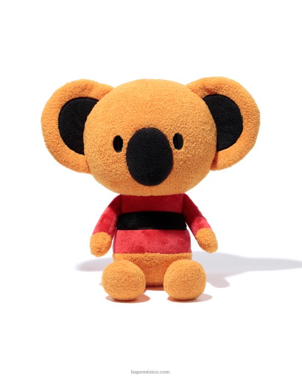 muñeca de peluche con núcleo sentado hombres A Bathing Ape 00RH1175 Mandarina