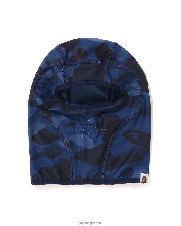 pasamontañas de camuflaje de color hombres A Bathing Ape 00RH529 Azul marino