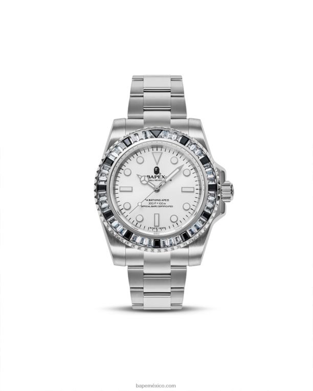 piedra de cristal tipo 1 hombres A Bathing Ape 00RH451 blanco