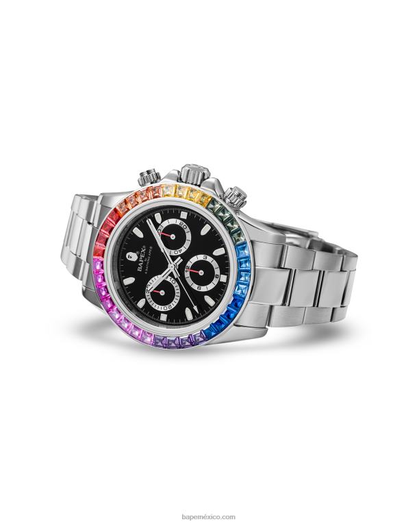 piedra de cristal tipo 4 hombres A Bathing Ape 00RH383 plata