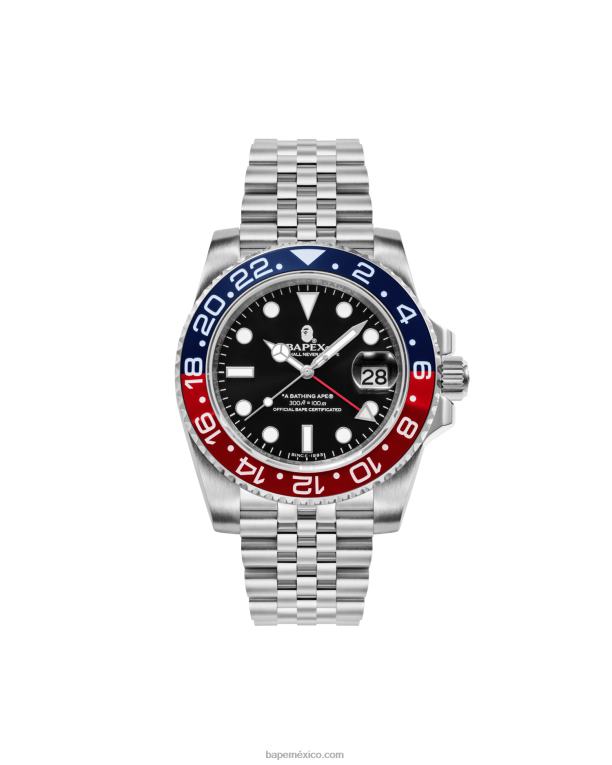 reloj tipo 2 hombres A Bathing Ape 00RH602 rojo brillante
