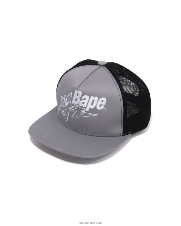 tapa de malla x ldg hombres A Bathing Ape 00RH527 gris