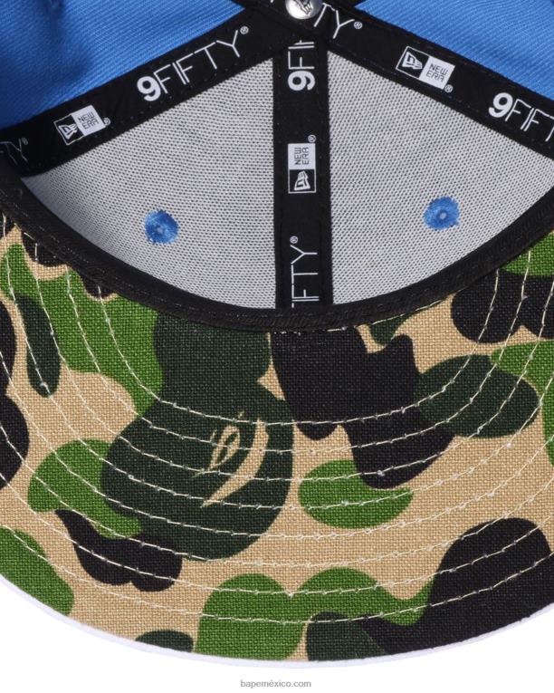 x new era head 9 gorra cincuenta hombres A Bathing Ape 00RH562 azul