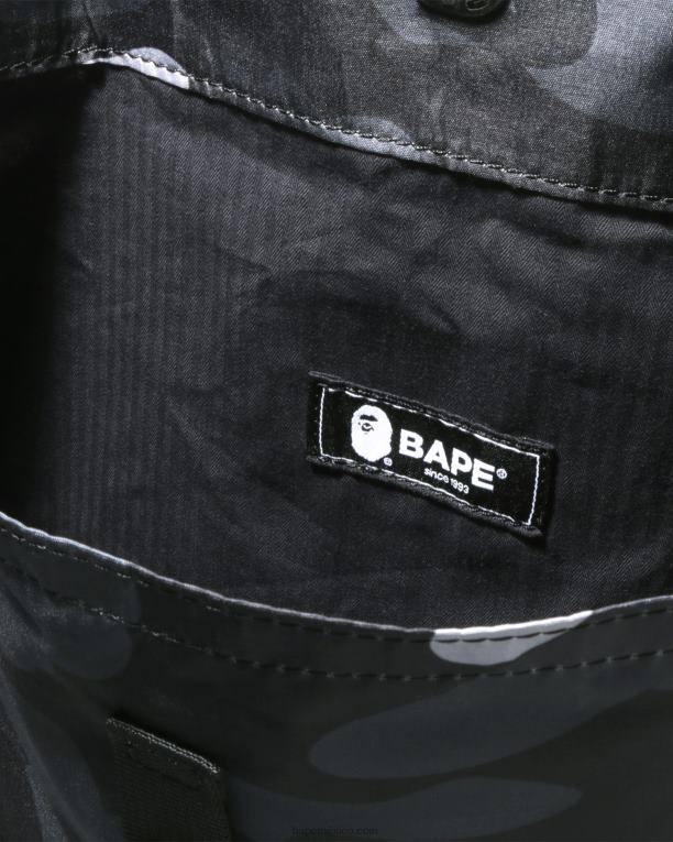 bolsa de hombro con diseño de camuflaje degradado hombres A Bathing Ape 00RH769 gris oscuro