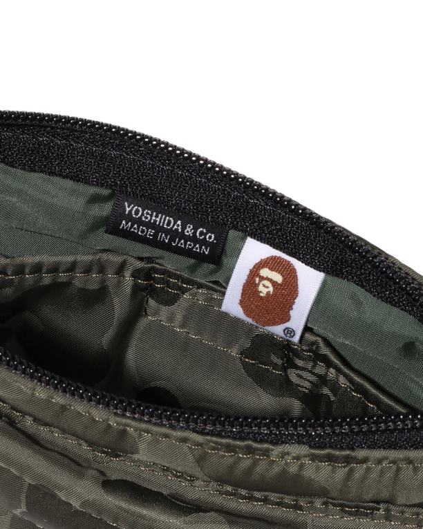 bolsa de hombro de camuflaje sólido x porter hombres A Bathing Ape 00RH548 ejercito verde