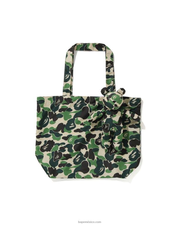 bolsa(s) ecológica(s) abc camo bear hombres A Bathing Ape 00RH474 ejercito verde