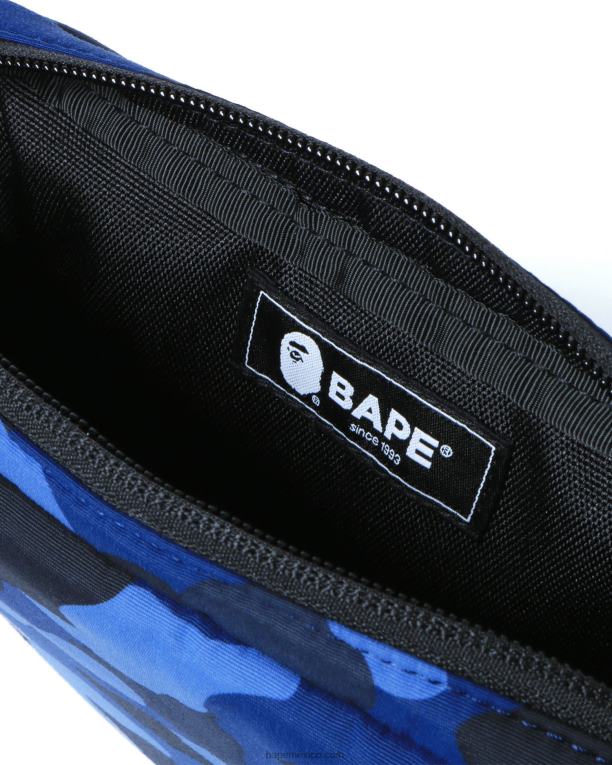 riñonera color camo hombres A Bathing Ape 00RH763 Azul marino