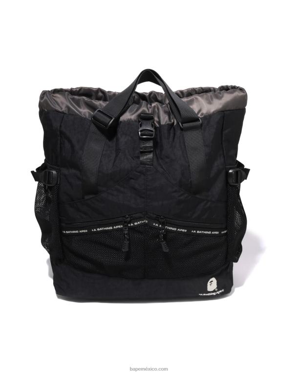 multibolso con diseño colour block hombres A Bathing Ape 00RH458 negro