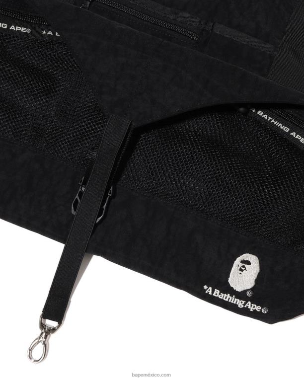 multibolso con diseño colour block hombres A Bathing Ape 00RH458 negro