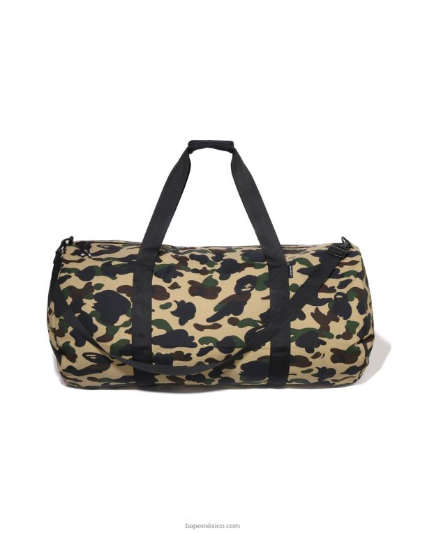 1er bolso de lona de camuflaje hombres A Bathing Ape 00RH465 amarillo