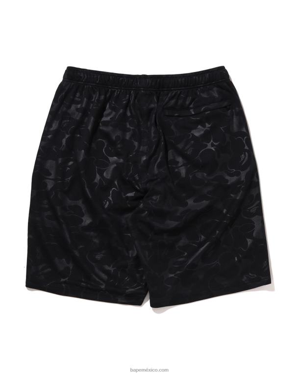 pantalones cortos de fútbol hombres A Bathing Ape 00RH355 negro