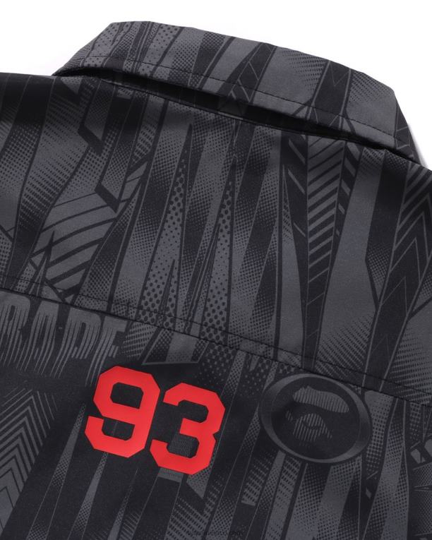 camisa holgada Speed ​​Racer hombres A Bathing Ape 00RH313 negro