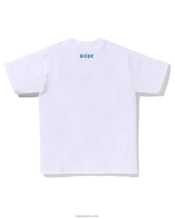 cabeza 1993 camiseta hombres A Bathing Ape 00RH55 blanco