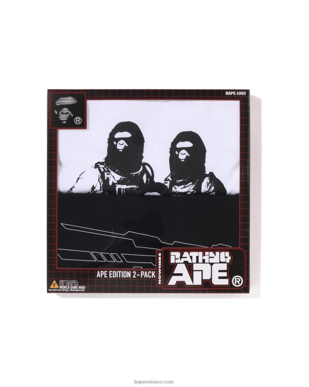 caja de paquete de te #1 m hombres A Bathing Ape 00RH323 caso