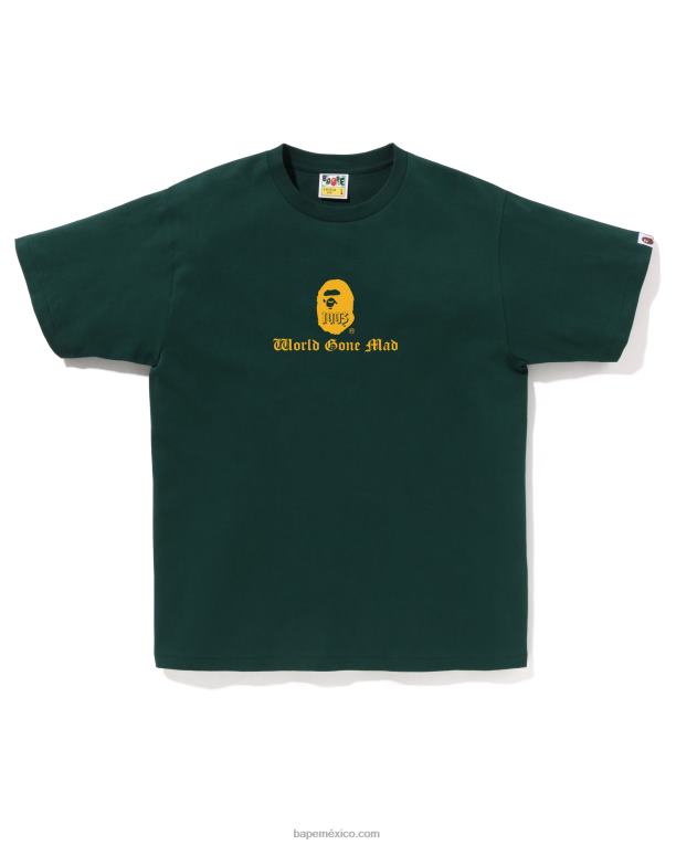 camiseta con logo hombres A Bathing Ape 00RH37 selva profunda