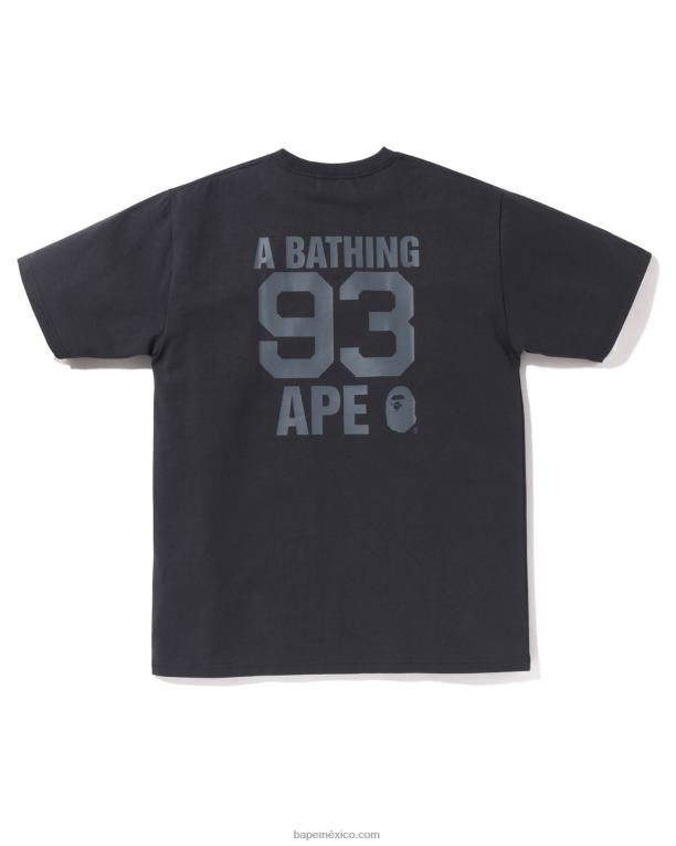 camiseta con logo hombres A Bathing Ape 00RH7 gris oscuro