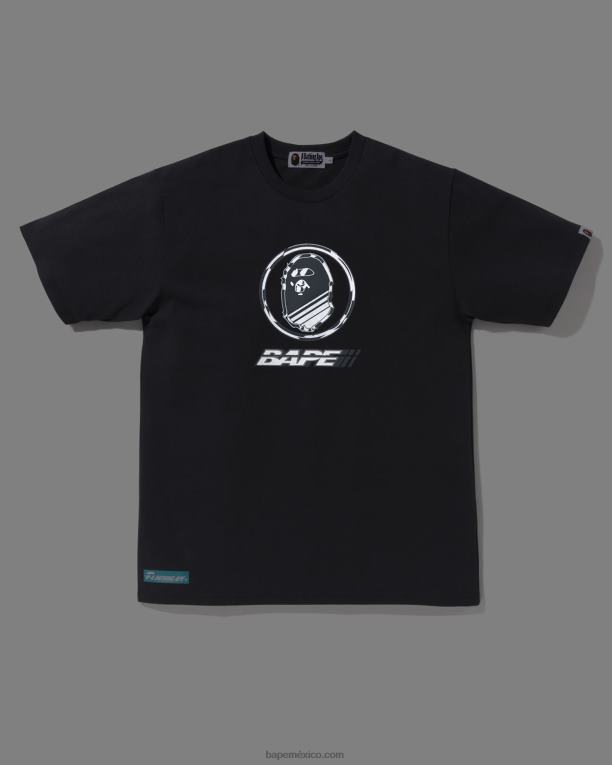 camiseta con logo hombres A Bathing Ape 00RH7 gris oscuro