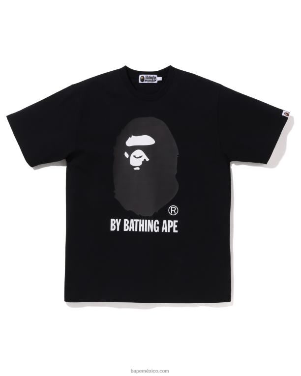 camiseta de termografía hombres A Bathing Ape 00RH13 negro