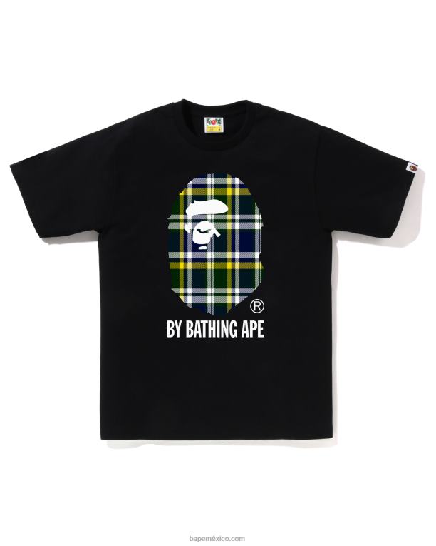 comprobar camiseta hombres A Bathing Ape 00RH143 negro