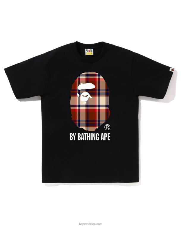 comprobar camiseta hombres A Bathing Ape 00RH144 negro