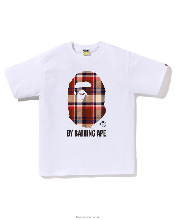 comprobar camiseta hombres A Bathing Ape 00RH146 blanco