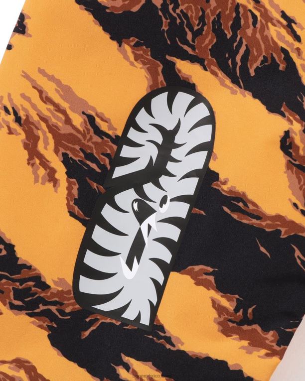 tigre camo largo ma-1 hombres A Bathing Ape 00RH327 naranja