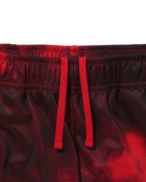 pantalones de chándal tie dye hombres A Bathing Ape 00RH239 rojo brillante