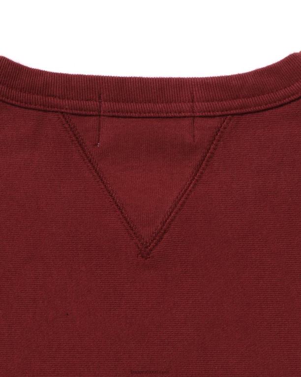 Cuello redondo hombres A Bathing Ape 00RH358 rojo ladrillo