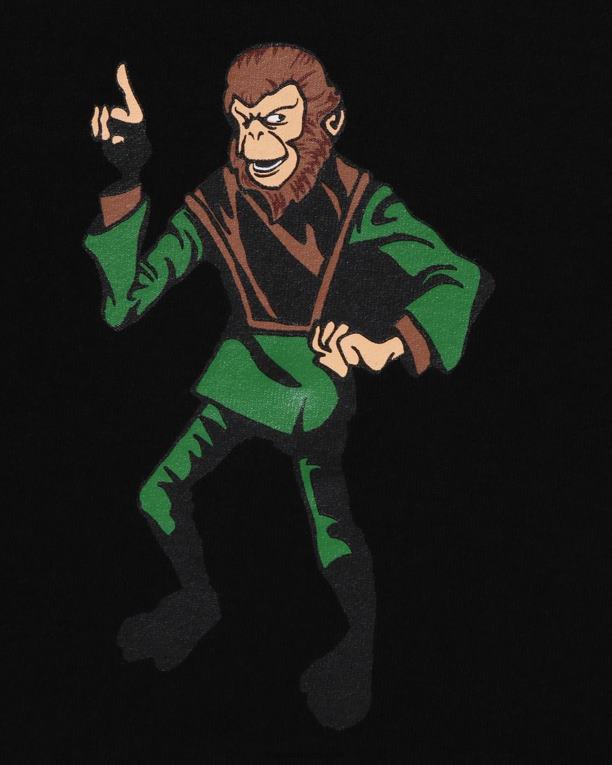 sudadera con capucha de ajuste holgado hombres A Bathing Ape 00RH284 negro