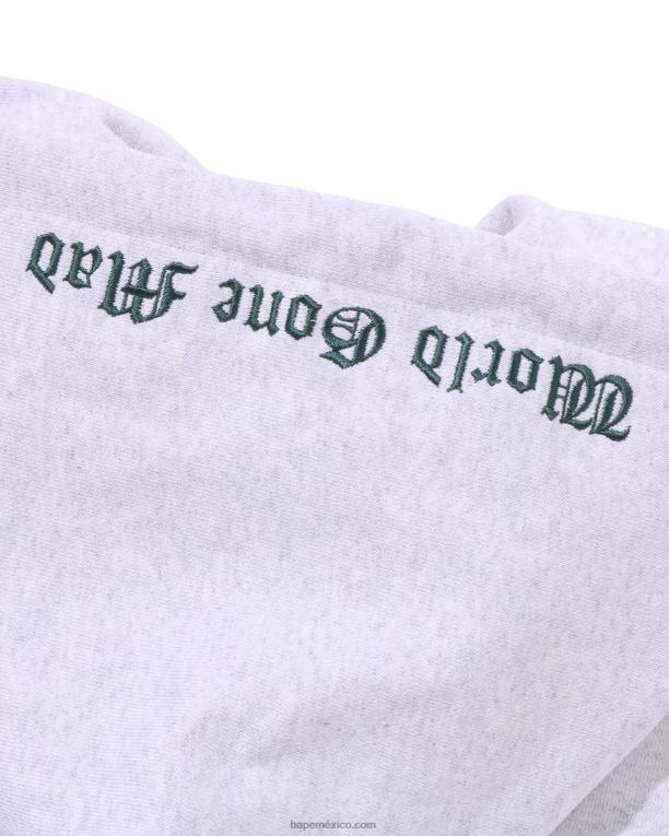 sudadera con capucha hombres A Bathing Ape 00RH278 gris