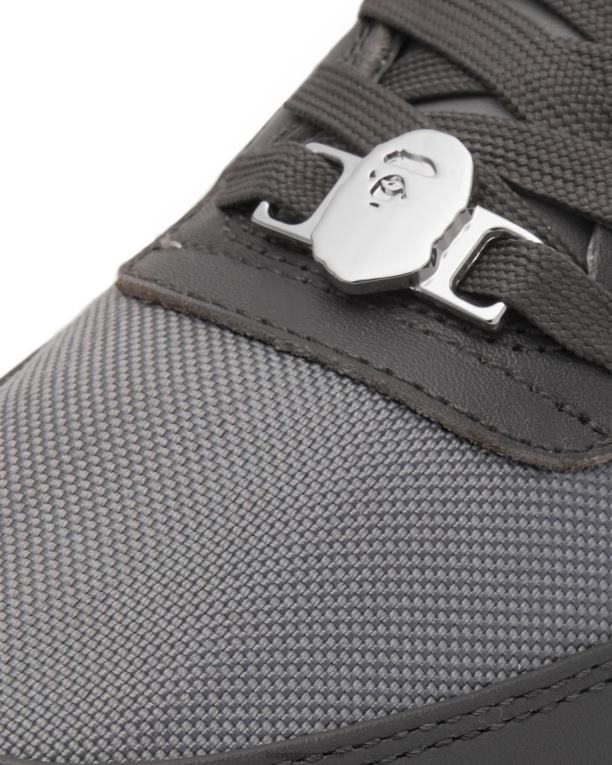 #1m2 hombres A Bathing Ape 00RH699 gris oscuro