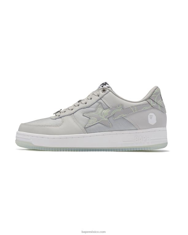 #1m2 hombres A Bathing Ape 00RH700 gris