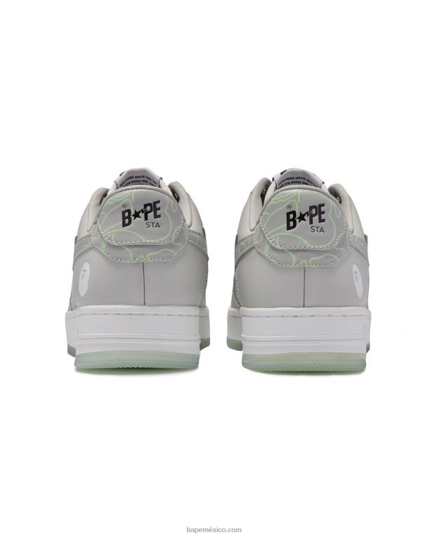 #1m2 hombres A Bathing Ape 00RH700 gris