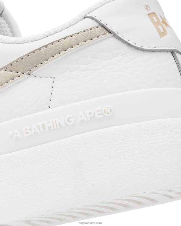 loco sta # 1 hombres A Bathing Ape 00RH659 blanco