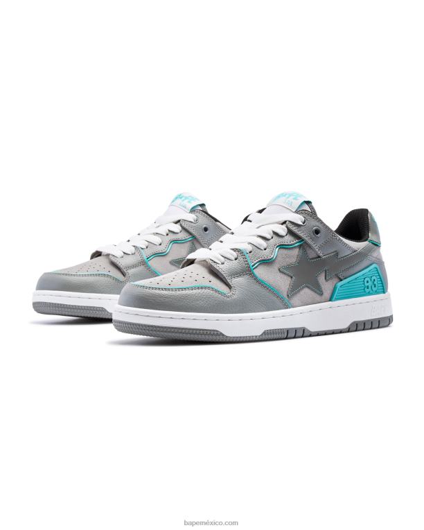 sk8 sta #2 hombres A Bathing Ape 00RH684 gris