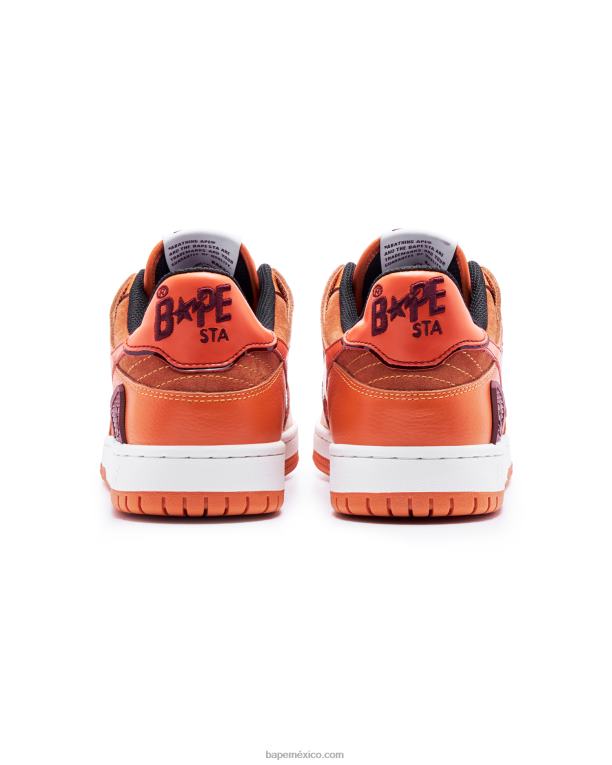 sk8 sta #2 hombres A Bathing Ape 00RH685 naranja
