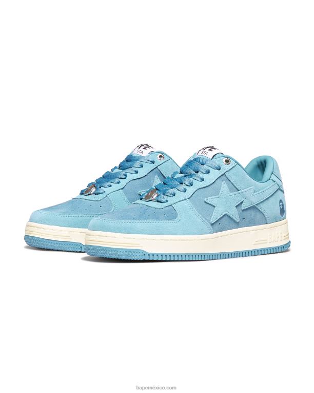 zapatillas hombres A Bathing Ape 00RH722 azul claro
