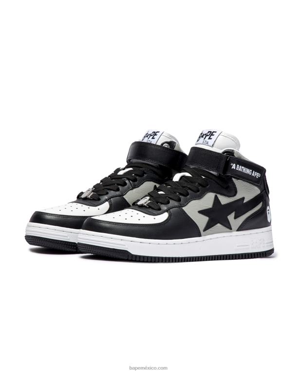 zapatillas mi #2 m2 hombres A Bathing Ape 00RH703 negro