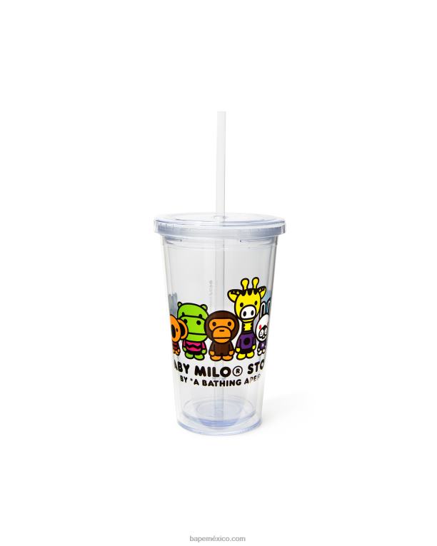 vaso de plastico mujer A Bathing Ape 00RH621 blanco