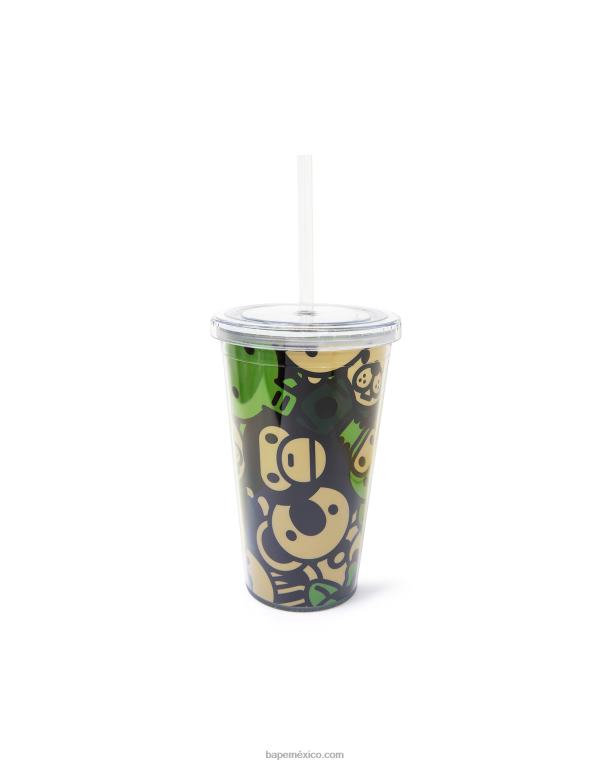vaso plastico bebe milo mujer A Bathing Ape 00RH1133 ejercito verde