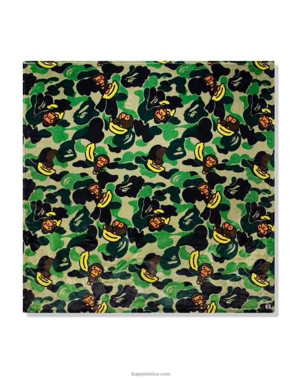 manta bebe milo mujer A Bathing Ape 00RH1097 verde claro