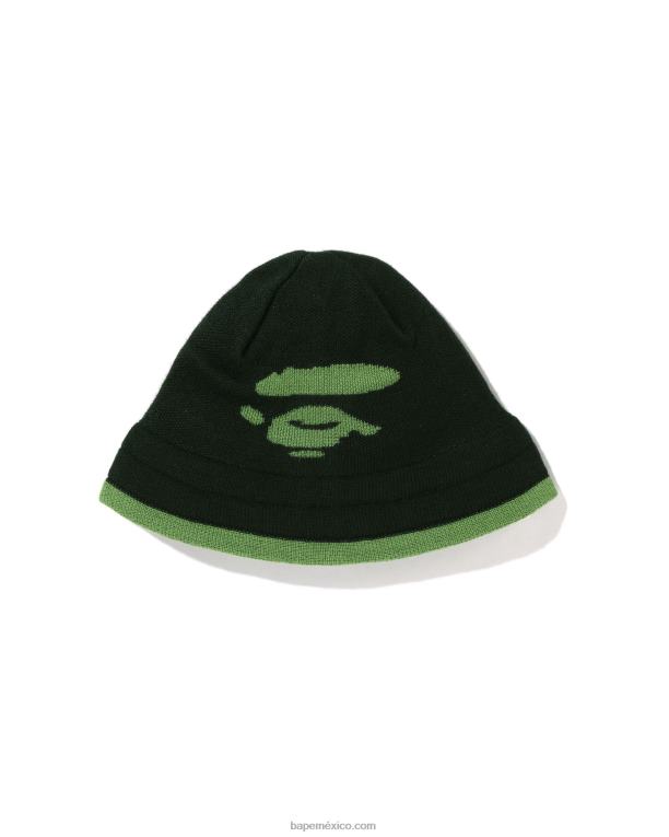 gorro tejido con cara mujer A Bathing Ape 00RH1106 selva profunda